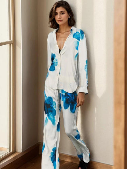 ELISA™ CONJUNTO DOS PIEZAS CAMISA + PANTALON